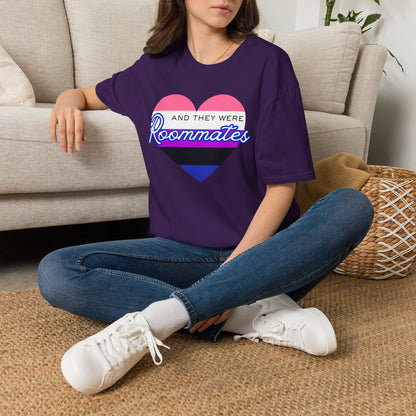 Genderfluid "And They Were Roommates" Pride Graphic Tee