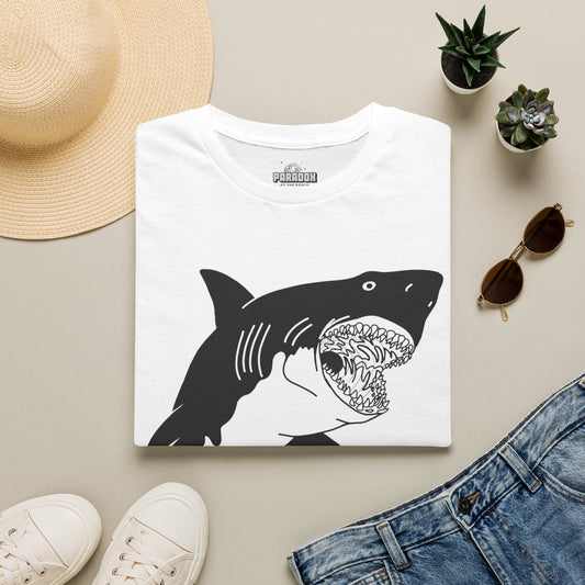Shark Bite T-Shirt — Graphic Great White Tee