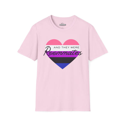 Genderfluid "And They Were Roommates" Pride Graphic Tee