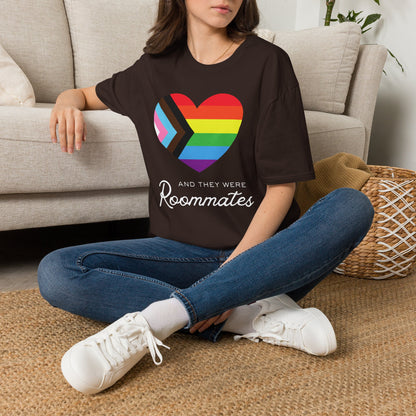 LGBTQIA "And They Were Roommates" Progressive Pride Graphic Tee