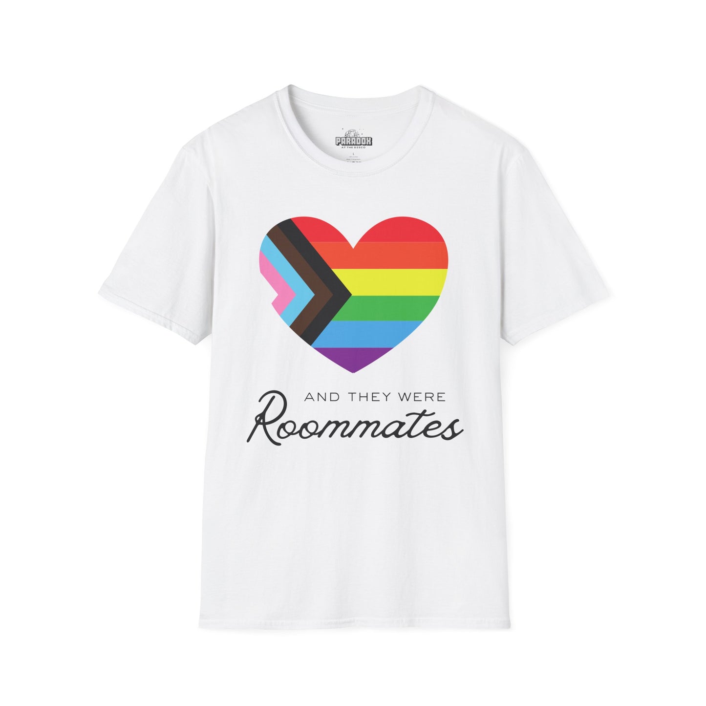 LGBTQIA "And They Were Roommates" Progressive Pride Graphic Tee