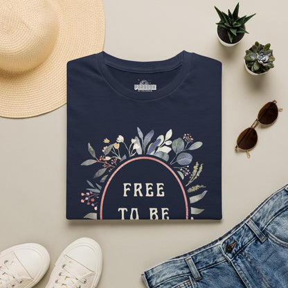Free To Be Me Floral Graphic Tee