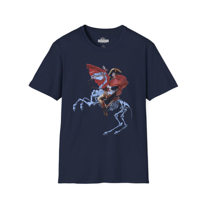 Skeleton Rider T-Shirt — Gothic Napoleonic Horseman Graphic Tee
