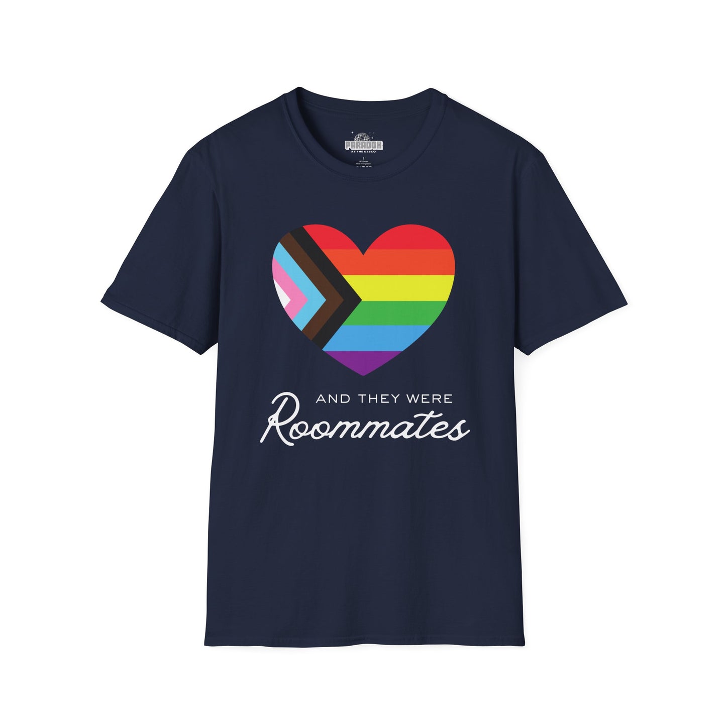 LGBTQIA "And They Were Roommates" Progressive Pride Graphic Tee
