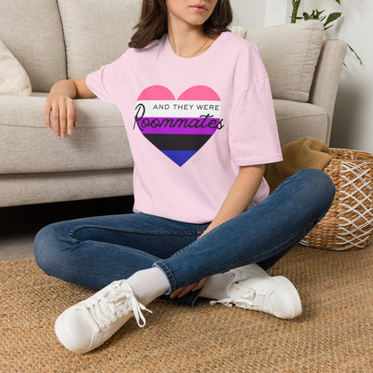 Genderfluid "And They Were Roommates" Pride Graphic Tee