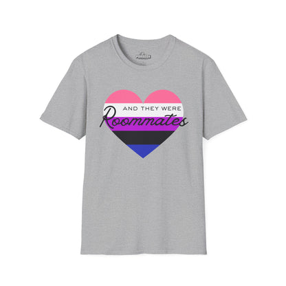 Genderfluid "And They Were Roommates" Pride Graphic Tee