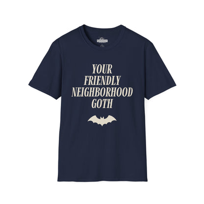 Your Friendly Neighborhood Goth (Bold) - Cute Spooky Graphic Tee