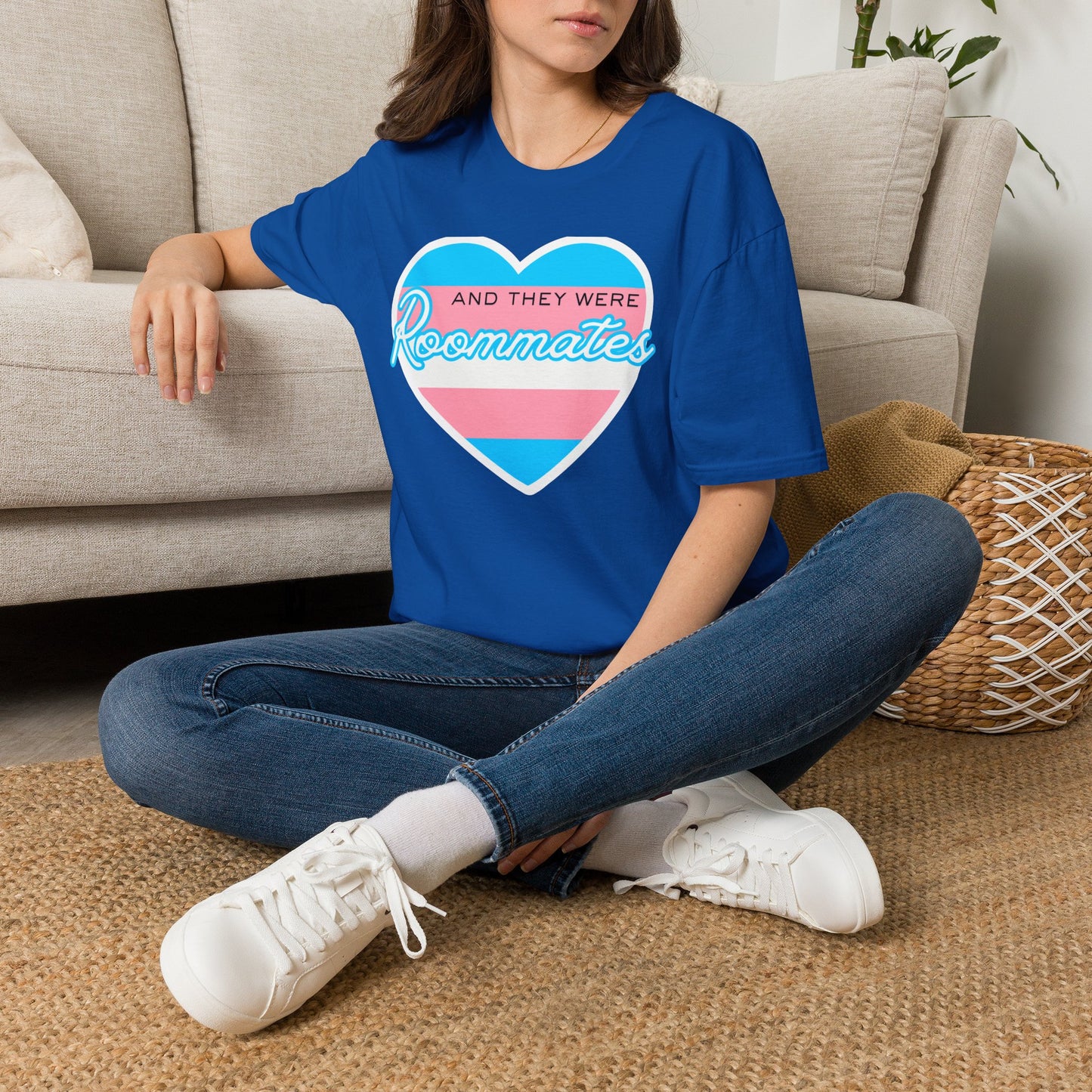 "And They Were Roommates" Transgender Pride Tee