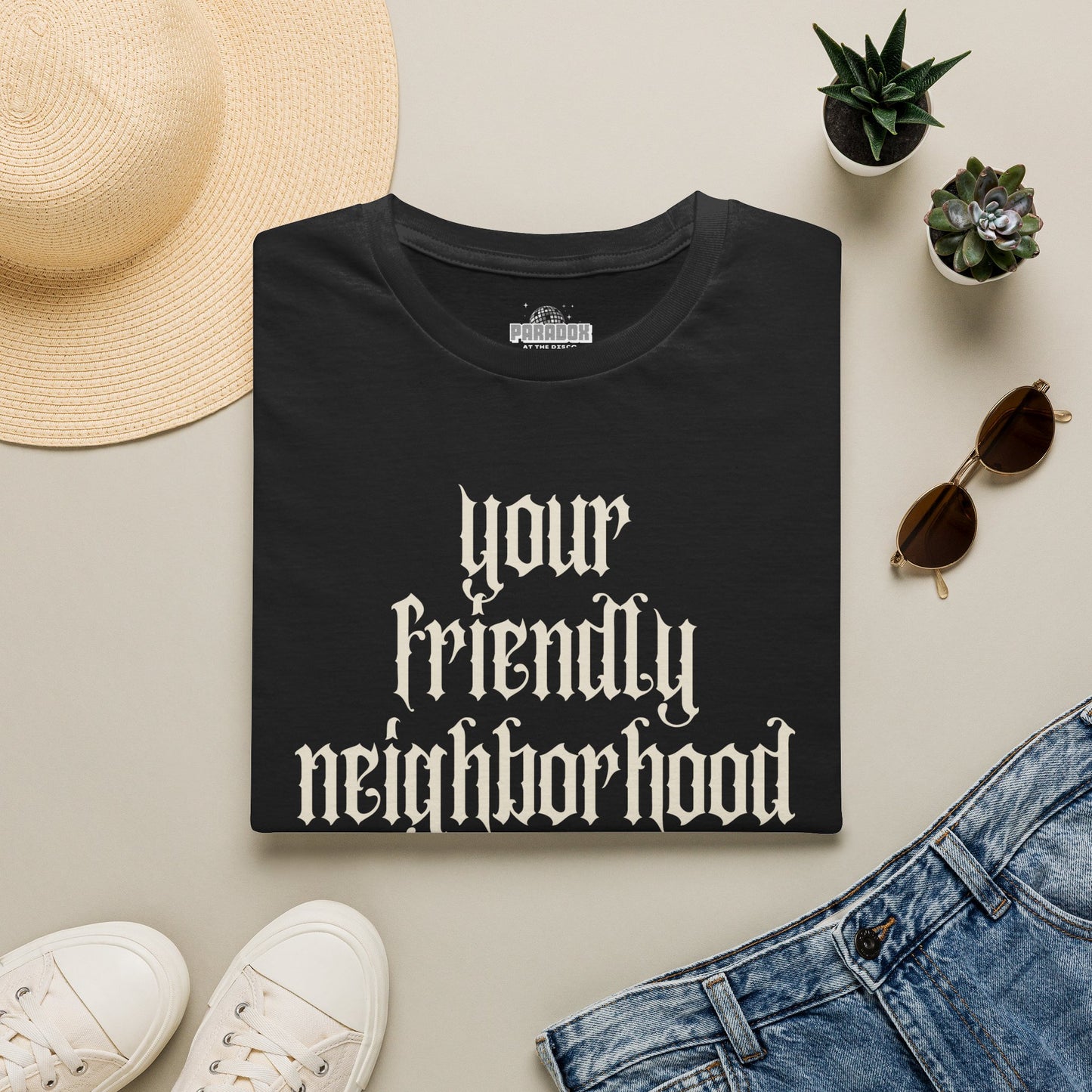 Your Friendly Neighborhood Goth (Eccentric) - Spooky Graphic Tee