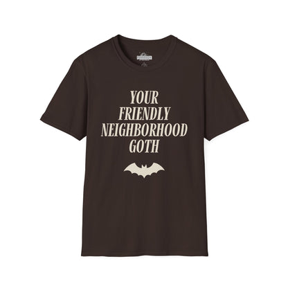 Your Friendly Neighborhood Goth (Bold) - Cute Spooky Graphic Tee
