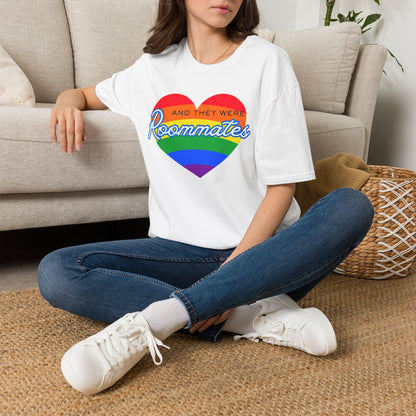 LGBTQIA "And They Were Roommates" Pride Graphic T-Shirt