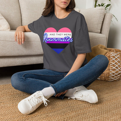 Genderfluid "And They Were Roommates" Pride Graphic Tee