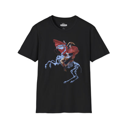 Skeleton Rider T-Shirt — Gothic Napoleonic Horseman Graphic Tee