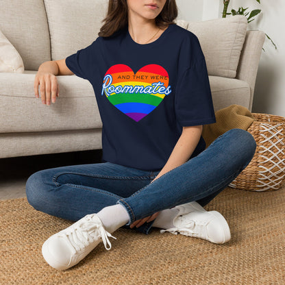 LGBTQIA "And They Were Roommates" Pride Graphic T-Shirt