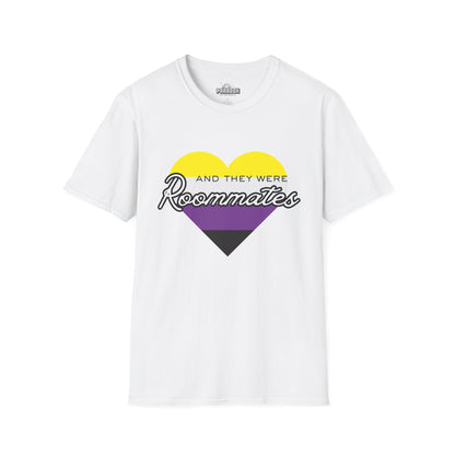 Nonbinary "And They Were Roommates" Pride Graphic Tee