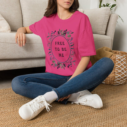 Free To Be Me Floral Graphic Tee