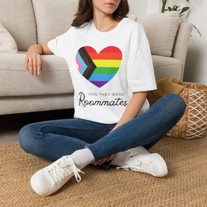 LGBTQIA "And They Were Roommates" Progressive Pride Graphic Tee