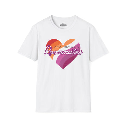 Lesbian "And They Were Roommates" Pride Graphic Tee