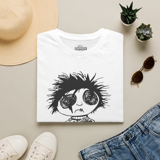 Little Eddie Scissorhands | Gothic Illustration T-Shirt