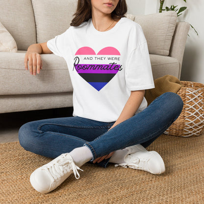 Genderfluid "And They Were Roommates" Pride Graphic Tee