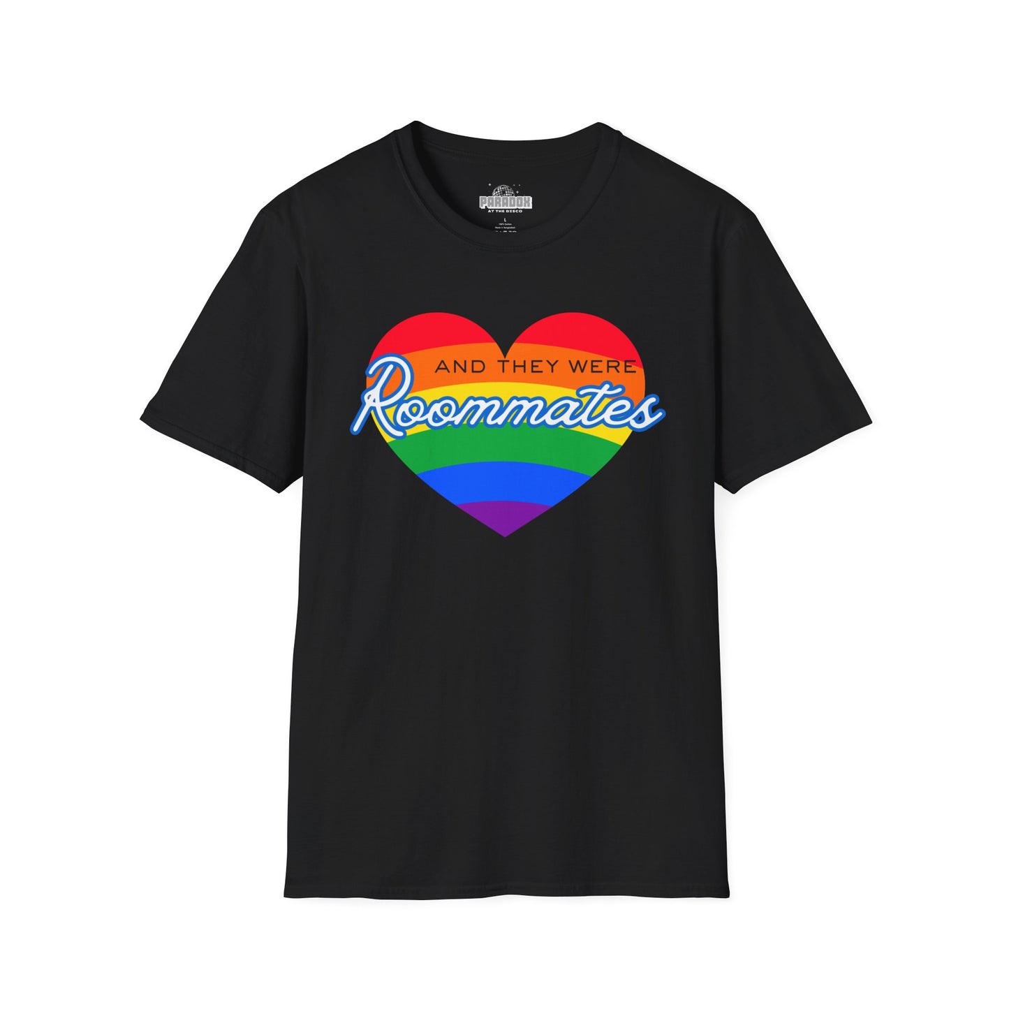 LGBTQIA "And They Were Roommates" Pride Graphic T-Shirt