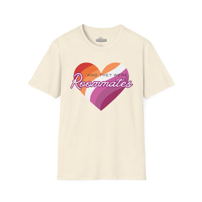 Lesbian "And They Were Roommates" Pride Graphic Tee