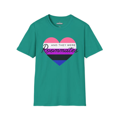 Genderfluid "And They Were Roommates" Pride Graphic Tee