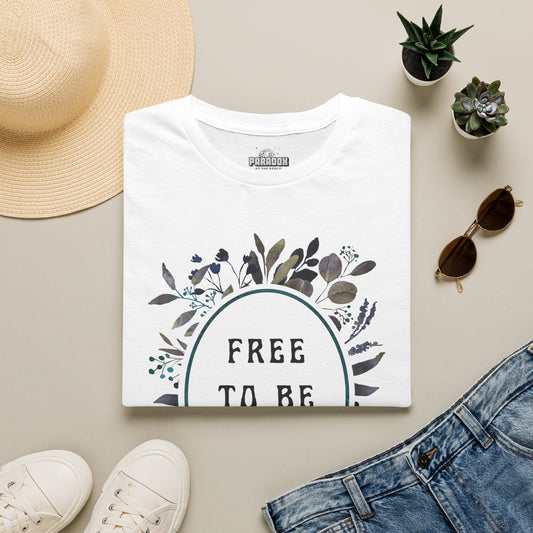 Free To Be Me Floral Graphic Tee