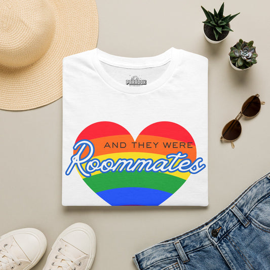LGBTQIA "And They Were Roommates" Pride Graphic T-Shirt
