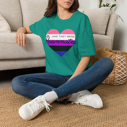 Genderfluid "And They Were Roommates" Pride Graphic Tee